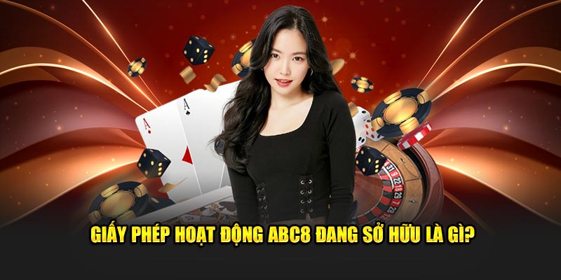 Giấy phép hoạt động ABC8 đang sở hữu là gì?