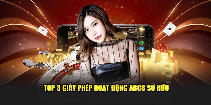 Top 3 giấy phép hoạt động ABC8 sở hữu